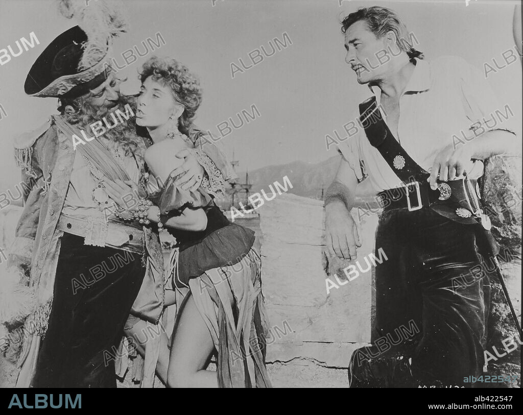 ERROL FLYNN dans THE MASTER OF BALLANTRAE, 1953, réalisé par WILLIAM KEIGHLEY. Copyright WARNER BROTHERS.