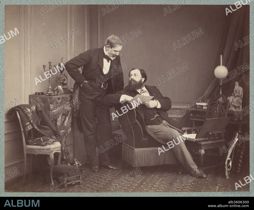 Louis Robert and Olympe Aguado. Artist: Olympe Aguado de las Marismas (French, Paris 1827-1894 Compiegne). Dimensions: Image: 14.7 x 19.1 cm (5 13/16 x 7 1/2 in.)
Mount: 23.2 x 29.4 cm (9 1/8 x 11 9/16 in.). Date: ca. 1860.