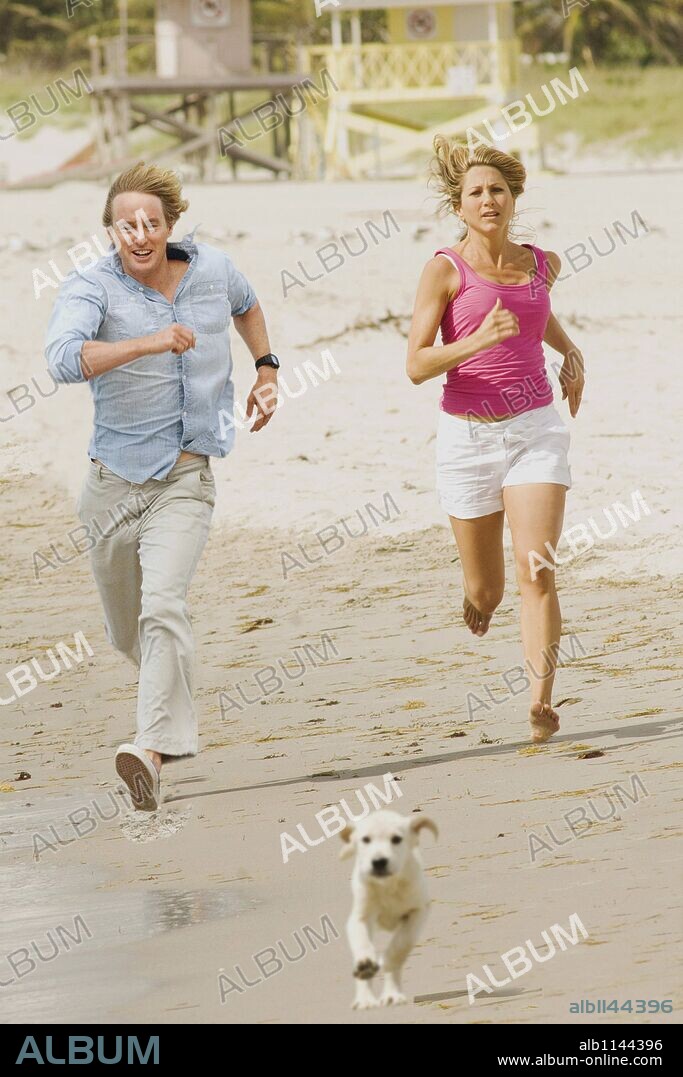 JENNIFER ANISTON y OWEN WILSON en UNA PAREJA DE TRES, 2008 (MARLEY & ME), dirigida por DAVID FRANKEL. Copyright FOX 2000 PICTURES/REGENCY ENTERPRISES / WETCHER, BARRY.