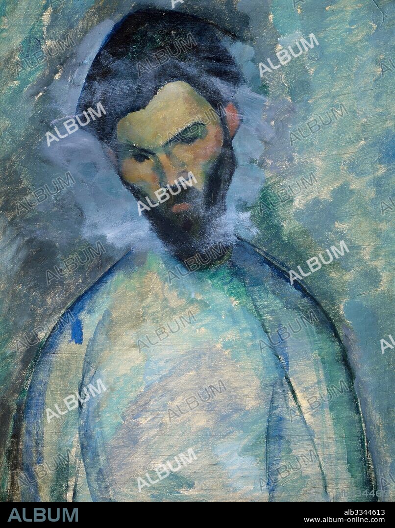 AMEDEO MODIGLIANI. Portrait of Constantin Brancusi (1876-1957).