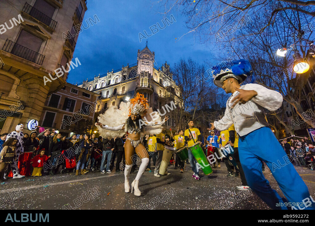 Sa Rua, carnaval de Palma, Palma de Mallorca , Mallorca, Balearic islands, spain.