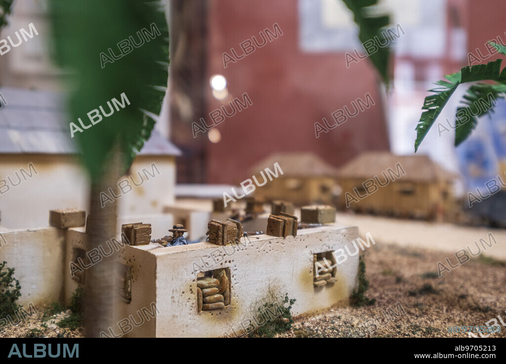 siege of Baler, Philippines, July 1, 1898-June 2, 1899, 1:56 scale, Majorca, Balearic Islands, Spain.