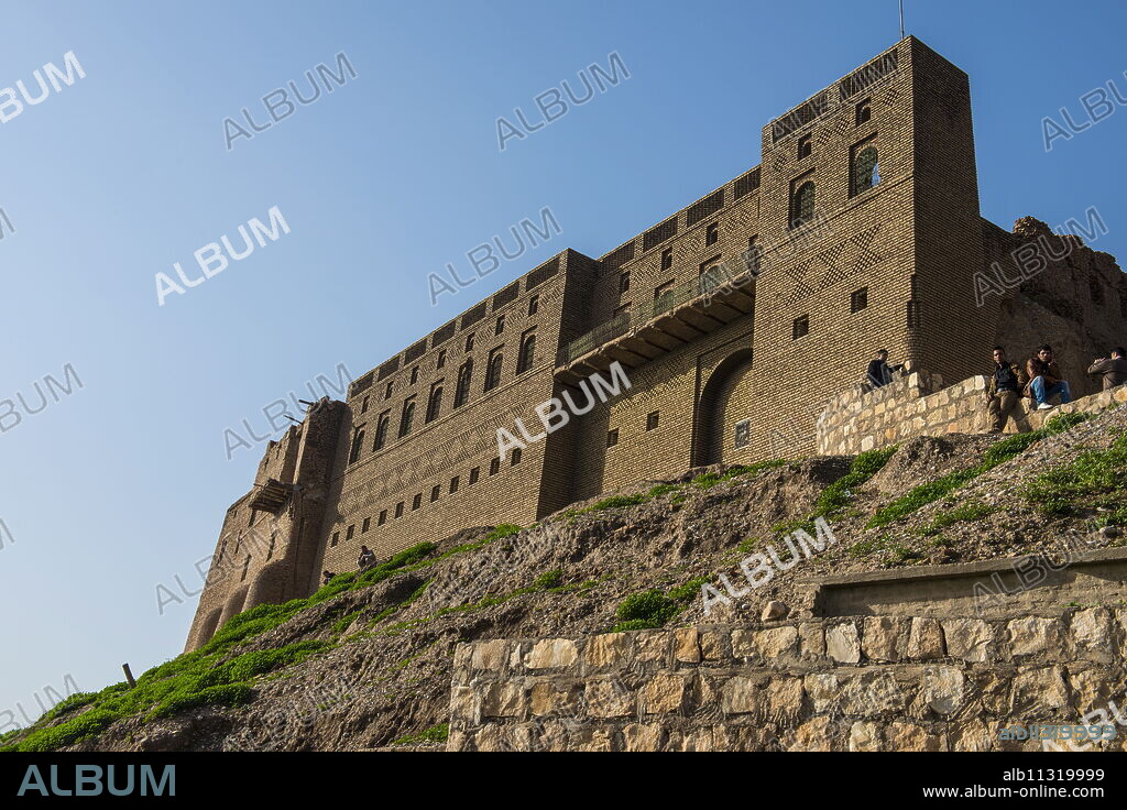 The citadel of Erbil (Hawler), capital of Iraq Kurdistan, Iraq, Middle East.