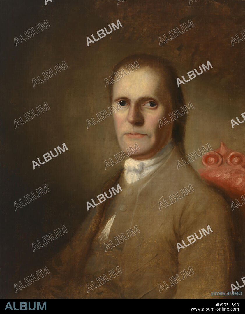 RALPH EARL (copy). Roger Sherman. oil on canvas. Date: mid-late 19th century.