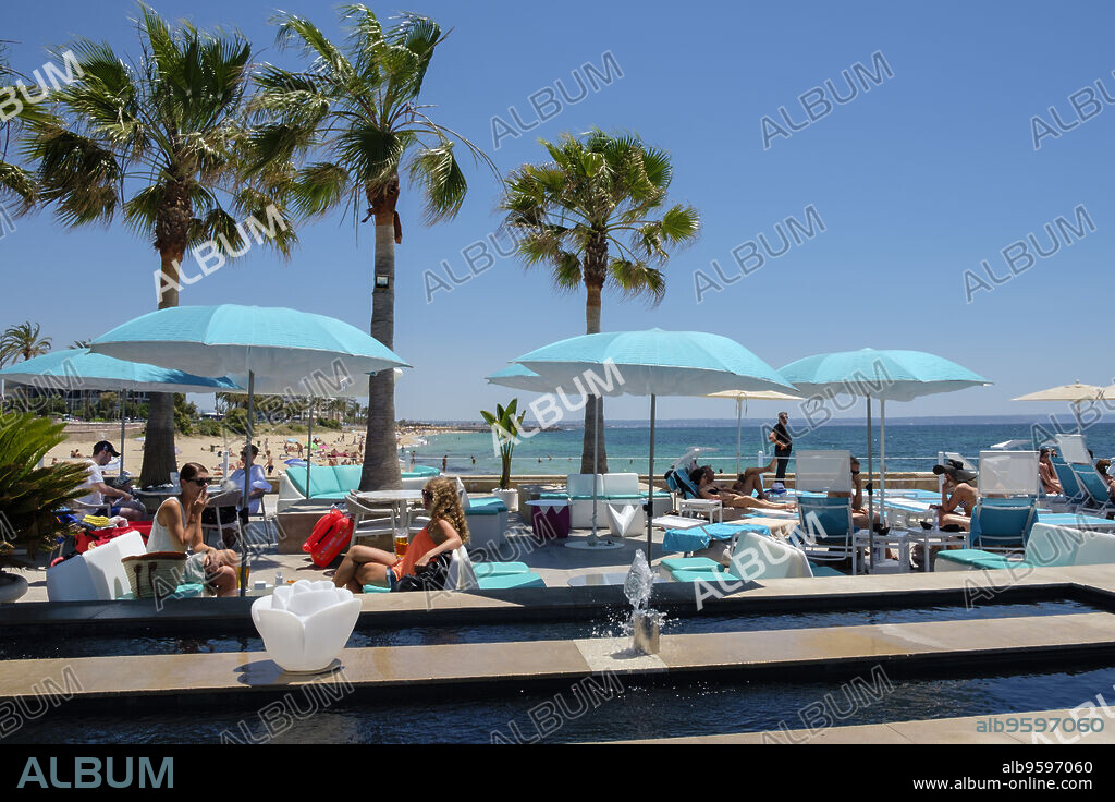 Anima Beach, playa de Can Pere Antoni, Palma, Mallorca, balearic islands, Spain.