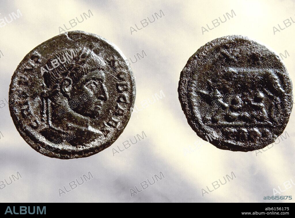 EXCAVACION IRIA FLAVIA-MONEDAS CRISPO Y REP ROMA.