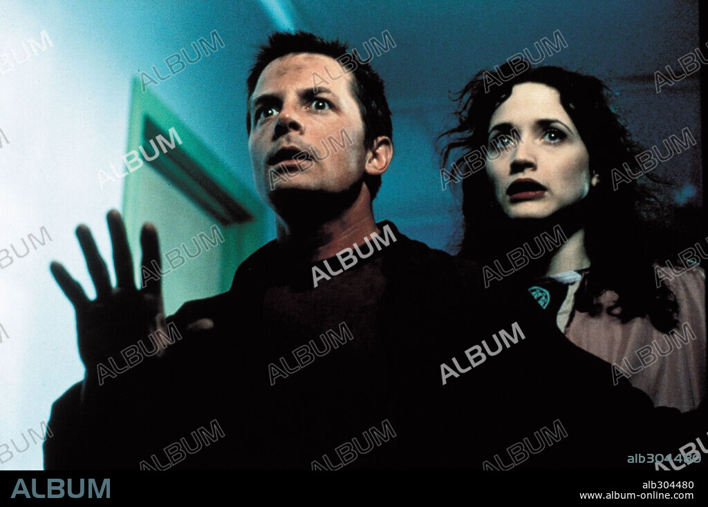 MICHAEL J. FOX und TRINI ALVARADO in THE FRIGHTENERS, 1996, unter der Regie von PETER JACKSON. Copyright WINGNUT FILMS.