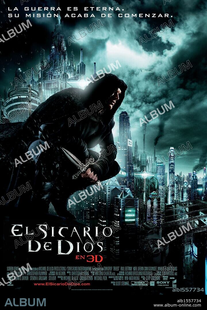 Poster de EL SICARIO DE DIOS, 2011 (PRIEST), dirigida por SCOTT STEWART. Copyright BUCKAROO ENTERTAINMENT.