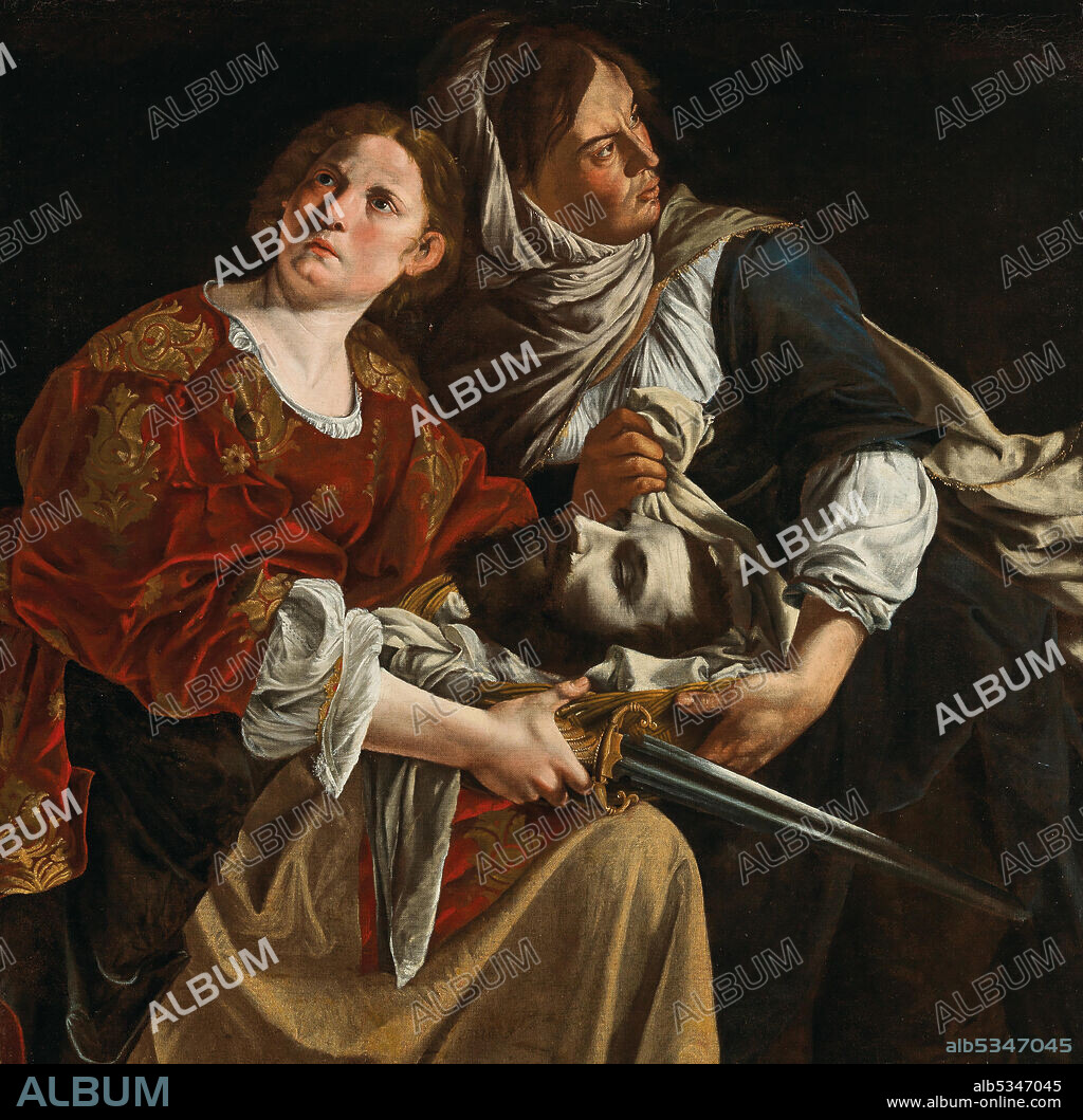 ARTEMISIA GENTILESCHI. Judith with the Head of Holofernes and a servant.