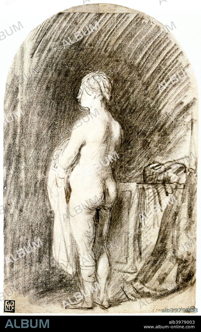 'Female Nude', 17th century. From the Museum of Fine Art, Budapest.
