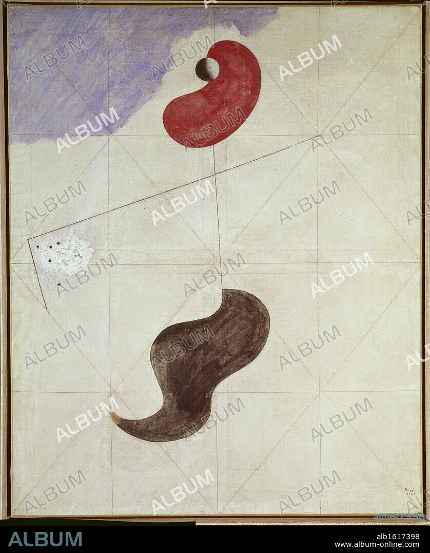 JOAN MIRÓ. Le Catalan, Le Toreador by Joan Miro, 1893-1983, France, Paris, Centre Georges Pompidou, Spanish Musee National d' Art Moderne.