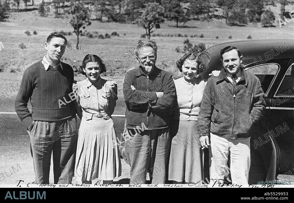 Leon Trotsky (Russian: ??? ????´????? ???´????; born Lev Davidovich Bronshtein (7 November 1879 – 21 August 1940) was a Russian Marxist revolutionary and theorist, Soviet politician, and the founder and first leader of the Red Army. Trotsky was initially a supporter of the Menshevik Internationalists faction of the Russian Social Democratic Labour Party. He joined the Bolsheviks immediately prior to the 1917 October Revolution, and eventually became a leader within the Party. During the early days of the Soviet Union, he served first as People's Commissar for Foreign Affairs and later as the founder and commander of the Red Army as People's Commissar of Military and Naval Affairs. He was a major figure in the Bolshevik victory in the Russian Civil War (1918–23). He was also among the first members of the Politburo. After leading a failed struggle of the Left Opposition against the policies and rise of Joseph Stalin in the 1920s and the increasing role of bureaucracy in the Soviet Union, Trotsky was successively removed from power in 1927, expelled from the Communist Party, and finally deported from the Soviet Union in 1929. As the head of the Fourth International, Trotsky continued in exile in Mexico to oppose the Stalinist bureaucracy in the Soviet Union. An early advocate of Red Army intervention against European fascism, in the late 1930s, Trotsky opposed Stalin's non-aggression pact with Adolf Hitler. He was assassinated on Stalin's orders in Mexico, by Ramón Mercader, a Spanish-born Soviet agent in August 1940.