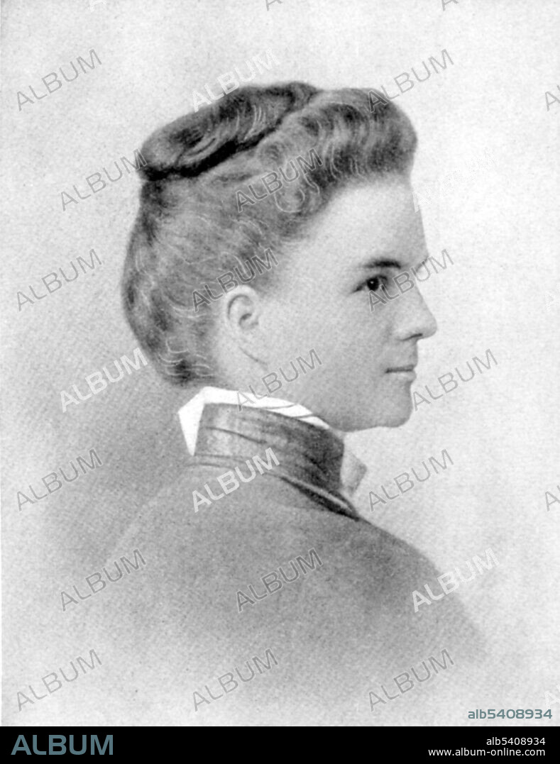 Adella Hunt Logan (February 10, 1863 - December 10, 1915) was an African-American writer, educator, administrator and suffragette. She earned her teaching credentials at Atlanta University, an historically black college founded by the American Missionary Association. She became a teacher at the Tuskegee Institute and became an activist for education and suffrage for women of color. She published articles in some of the most noted black periodicals of her time. After her close friend Booker T. Washington died, she fell deeper into depression and committed suicide by jumping from the top floor of a building on the Tuskegee campus. No photographer credited, 1902 (cropped and cleaned).