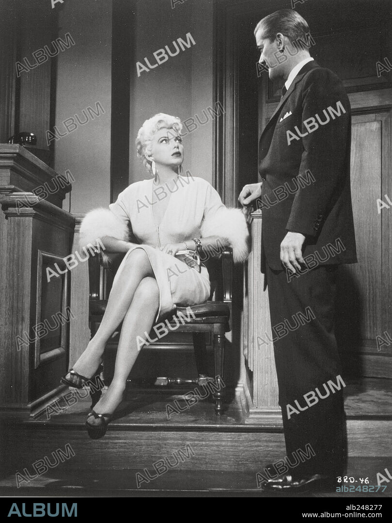 DANA ANDREWS in BEYOND A REASONABLE DOUBT, 1956, unter der Regie von FRITZ LANG. Copyright RKO.