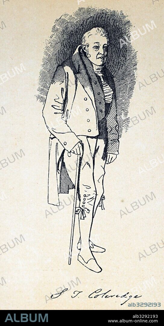 Samuel Taylor Coleridge (1772 – 25 July 1834) was an English poet, literary critic and philosopher who, with his friend William Wordsworth, was a founder of the Romantic Movement in England and a member of the Lake Poets.