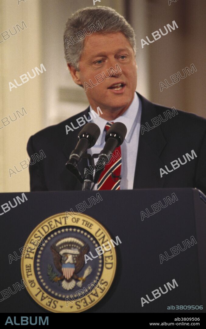 President Bill Clinton at the White House in 1993.