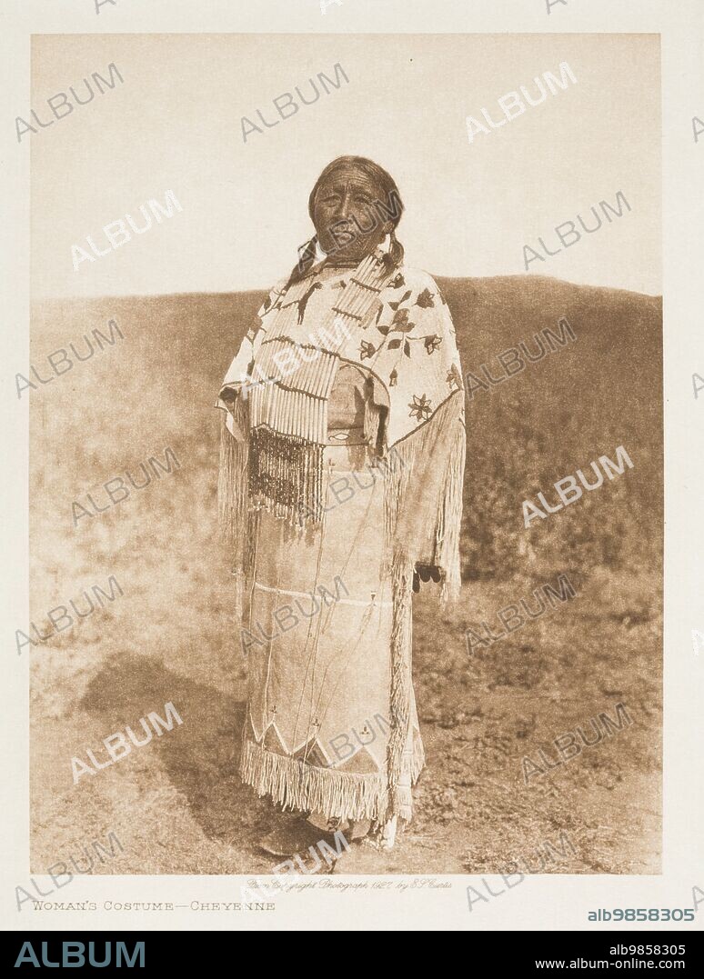 EDWARD SHERIFF CURTIS. Woman's Costume-Cheyenne, 1927.
