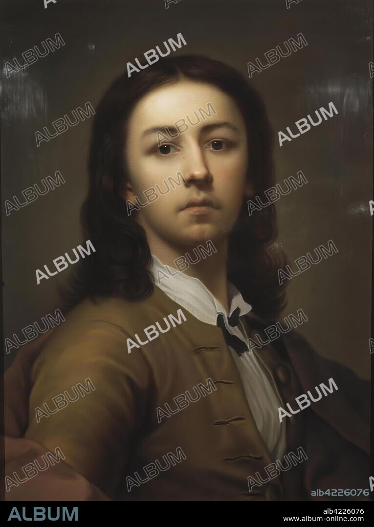 安东·拉斐尔·门斯. 'Self-Portrait'. Germany, Between 1774 and 1775. Dimensions: 55x42 cm.