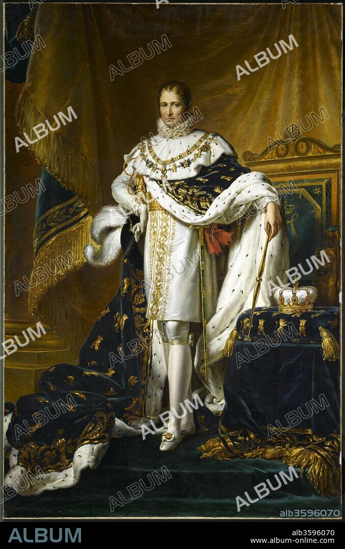 FRANÇOIS GERARD. Portrait of King Joseph I of Spain (1768-1844).