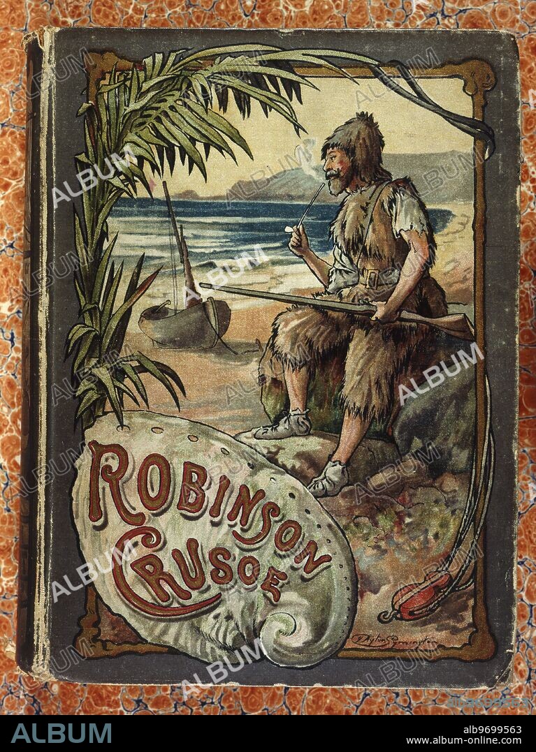 Robinson Crusoe ,.. The Life and Strange Surprising Adventures of Robinson Crusoe With illustrations by J. Ayton Symington . By Daniel Defoe.