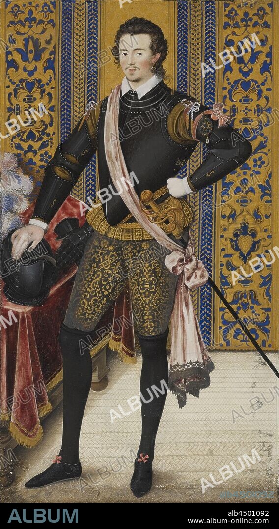 Nicholas Hilliard, Robert Dudley, Sir Robert Dudley, Duke of Northumberland, painting, portrait, Watercolor on parchment, Width, 10.8 cm (4.2 inches).