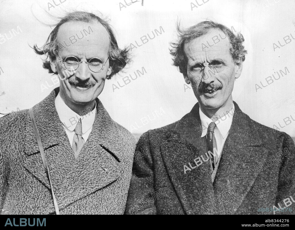 Piccard's Twin To Attempt To Beat Altitude Record - The twin brothers, Professor Jean Piccard (right) and Professor Auguste Piccard, who last year ascended to a height of 10¼ miles.Going Up - Professor Jean Piccard who hopes to emulate the feat of his famous twin brother Auguste by an ascent of 20 miles into the stratosphere. July 17, 1946. (Photo by The Associated Press of Great Britain Ltd.).