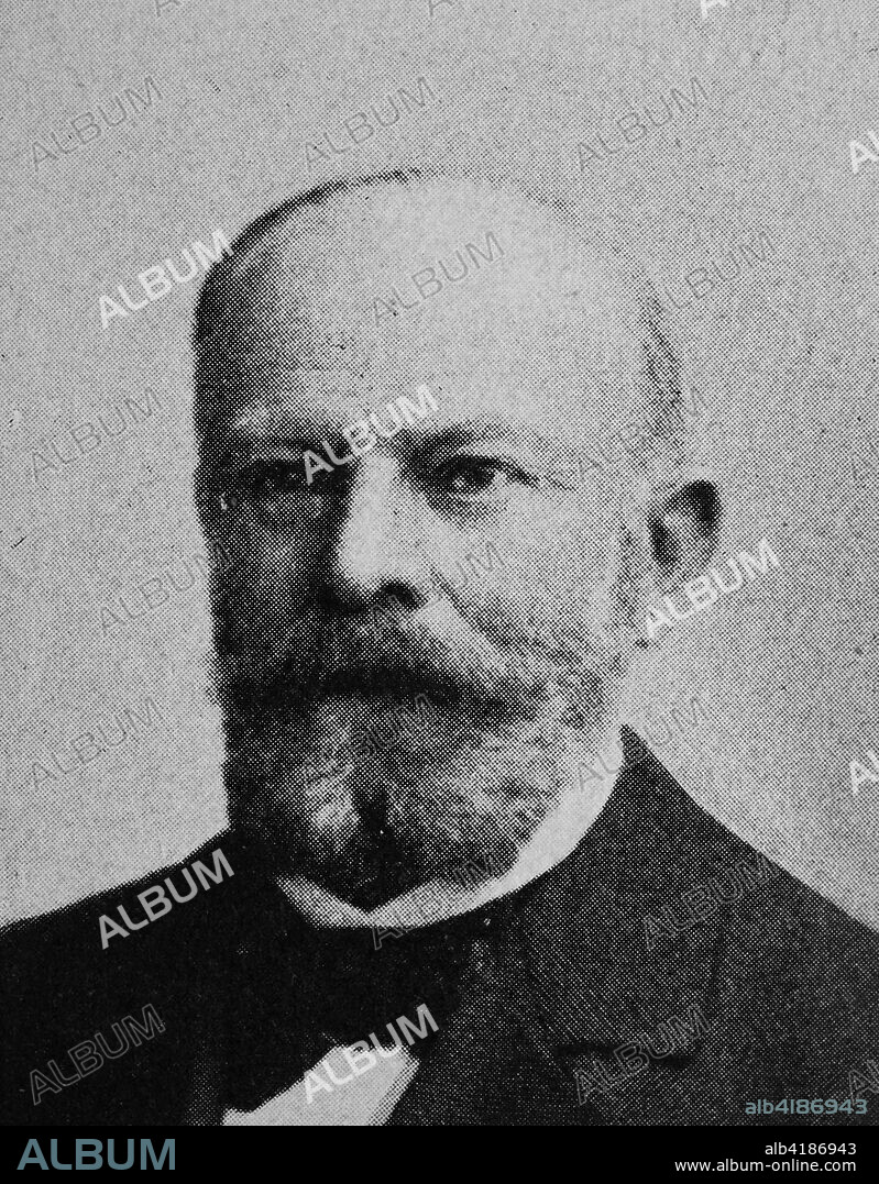Dagobert von Gerhardt Gerhard von Amyntor, 1831 - 1910, was a German soldier, poet, and novelist., reproduction photo from the year 1895, digital improved.