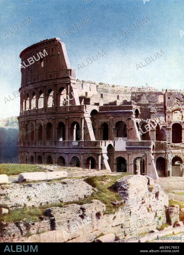 The Colosseum, Rome, Italy, 1933-1934. From Wonders of the Past, volume III, 1933-1934.