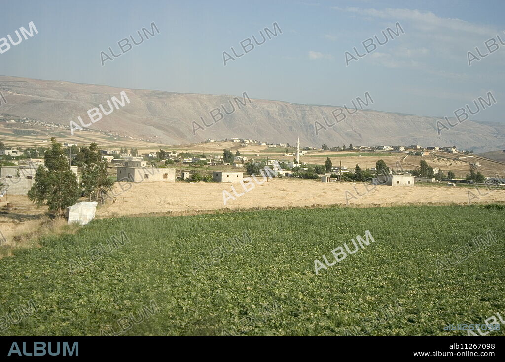 Scenery from train between Aleppo and Lattakia, Syria, Middle East.