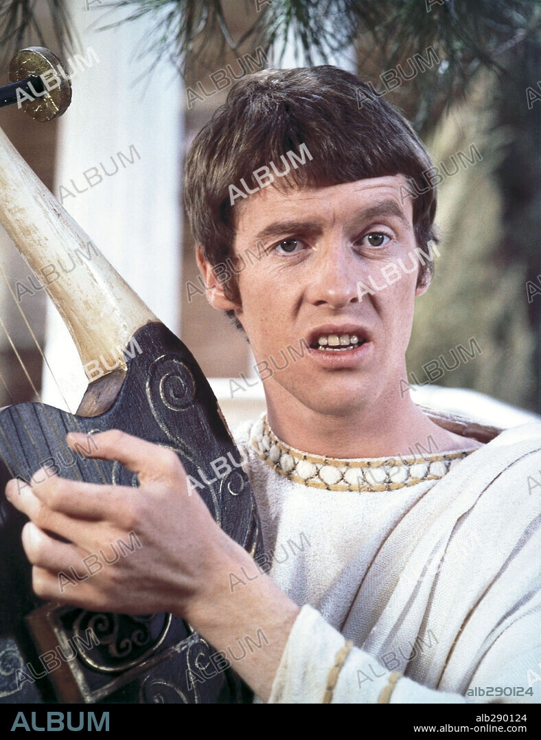 MICHAEL CRAWFORD in A FUNNY THING HAPPENED ON THE WAY TO THE FORUM, 1966, directed by RICHARD LESTER. Copyright UNITED ARTISTS.