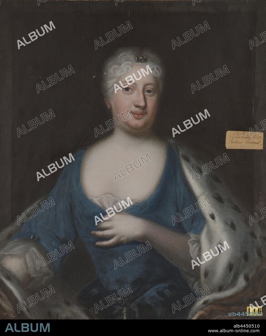 David Kock, Princess Sofia Charlotta Karolina Hessen-Kassel, Sofia Charlotta Karolina, 1678-1749, Princess of Hesse-Kassel duchess of Meckle, painting, Oil on canvas, Height, 83.5 cm (32.8 inches), Width, 69.5 cm (27.3 inches).
