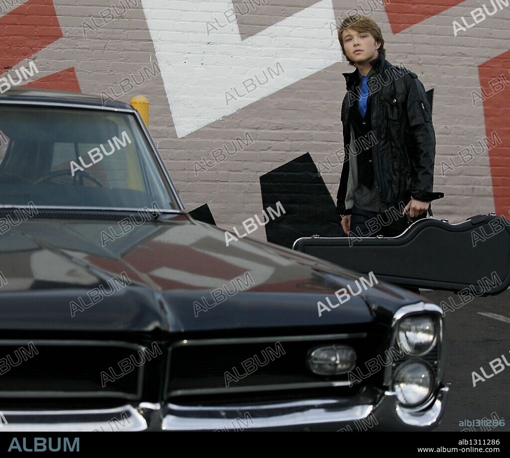 Apr 08, 2010 - Los Angeles, California, U.S. - Disney actor STERLING KNIGHT promotes TV show 'Starstruck' along with photo shoot. with GT Mustang. 08/04/2010