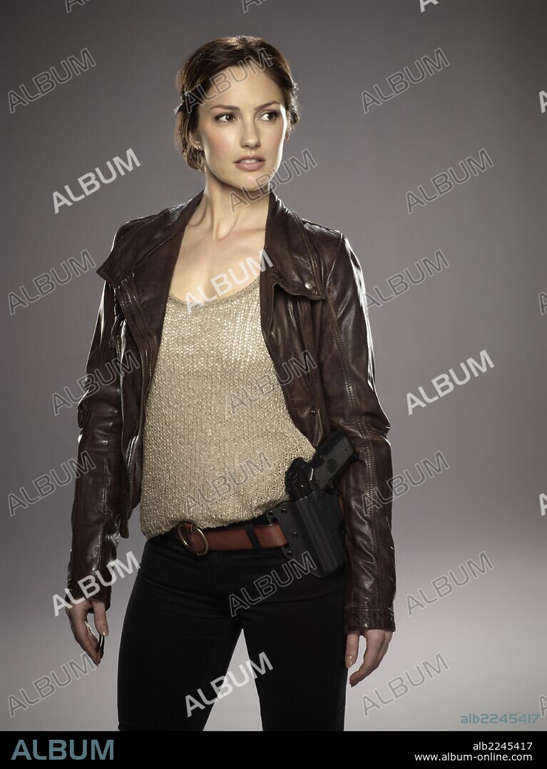 MINKA KELLY in ALMOST HUMAN, 2013, directed by BRAD ANDERSON. Copyright WARNER BROS. TELEVISION.