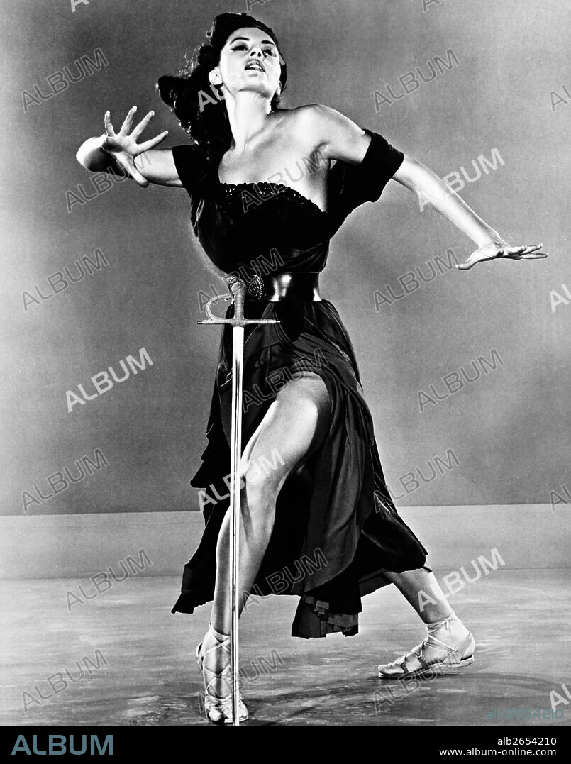 CYD CHARISSE in SOMBRERO, 1953, directed by NORMAN FOSTER. Copyright M.G.M.