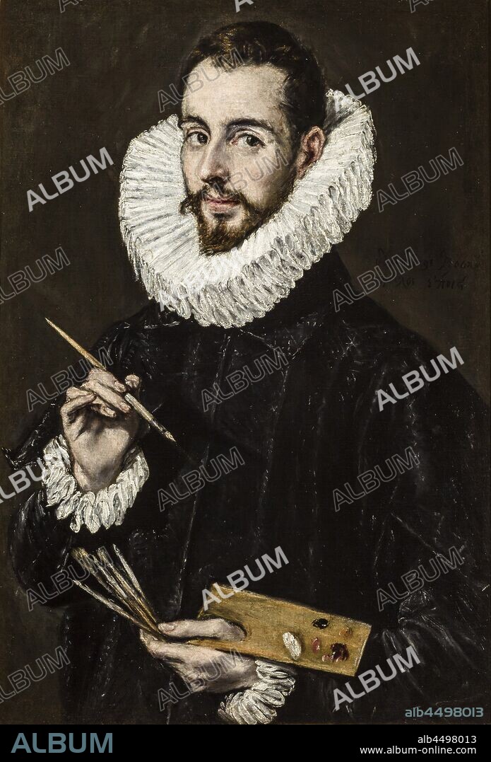 EL GRECO. Portrait of Jorge Manuel Theotokopoulos (1578-1631).