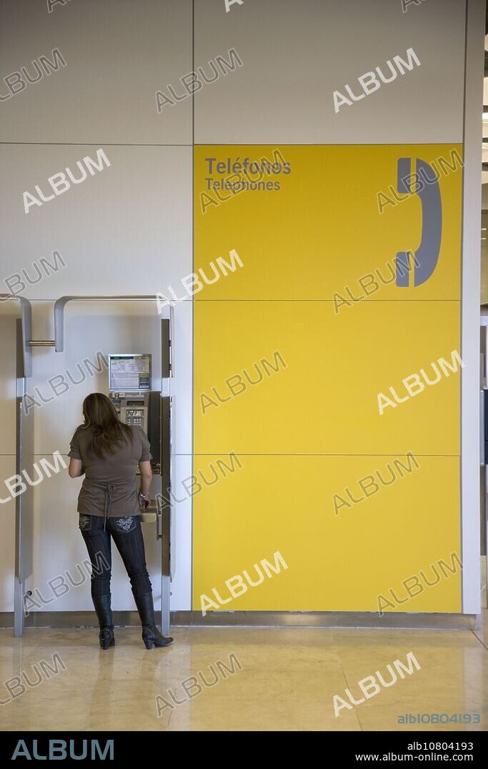 New T4 terminal in Madrid Barajas International Airport, Spain.