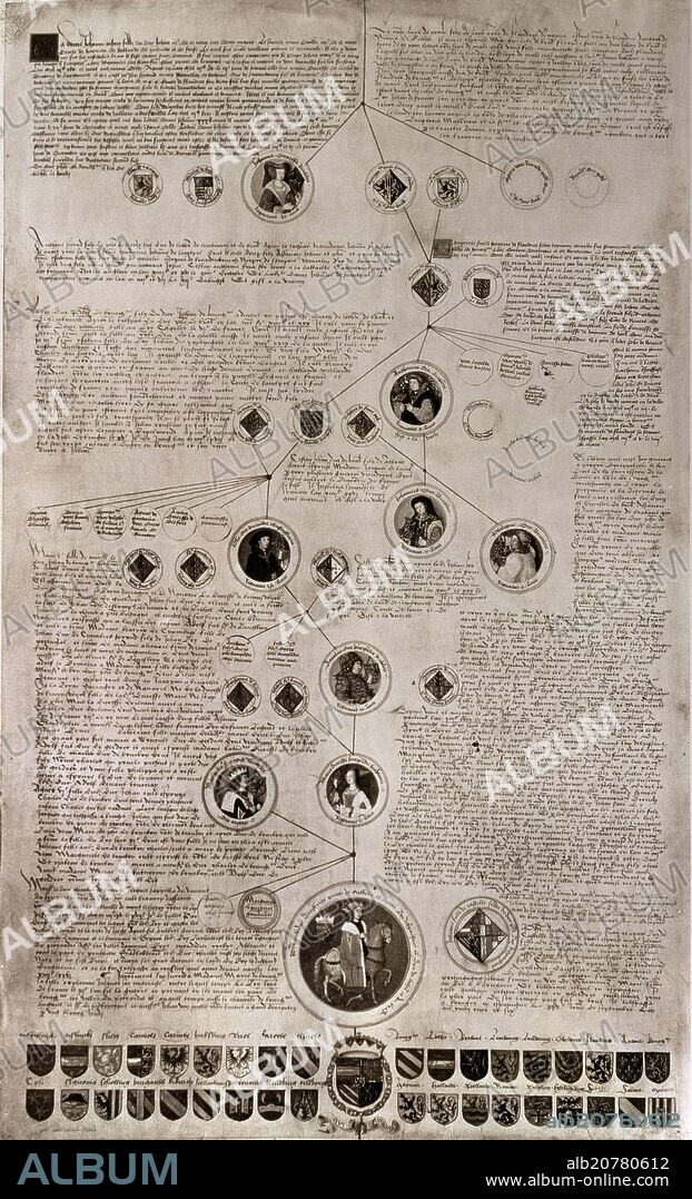 ARBOL GENEALOGICO DE CARLOS V.
