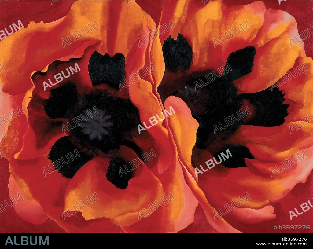 GEORGIA O'KEEFFE. Oriental Poppies.