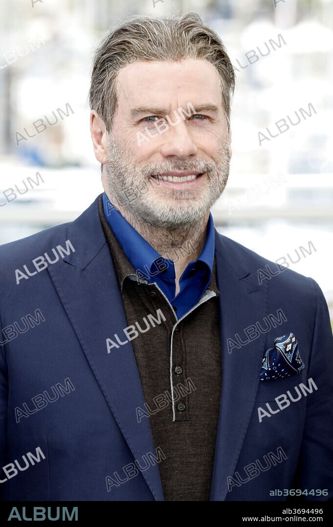 JOHN TRAVOLTA. May 15, 2018 - Cannes, Alpes-Maritimes, Frankreich - John Travolta at the 'Rendezvous with John Travolta - Gotti' photocall during the 71st Cannes Film Festival at the Palais des Festivals on May 15,2018 in Cannes, France. 15/05/2018