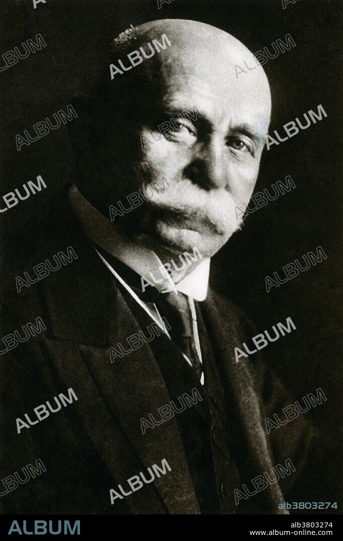 Ferdinand Adolf Heinrich August Graf von Zeppelin (July 8, 1838 - March 8, 1917) was a German general and later aircraft manufacturer. He saw active service in the Austrian war of 1866 and in the Franco-Prussian War of 1870. From the 1880s onward, he was preoccupied with the idea of guidable balloons. After his resignation from the army in 1891, he devoted his full attention to airships. His idea was for a rigid alumiium framework covered in a fabric envelope; separate multiple internal gas cells, each free to expand and contract thus obviating the need for ballonets; modular frame allowing addition of sections and gas cells; controls, engines and gondola rigidly attached. In 1906, he made two successful flights at a speed of 30 mph and in 1907 attained a speed of 36 mph. Within a few short years the zeppelin revolution began creating the age of air transportation. He died in 1917 at the age of 78.
