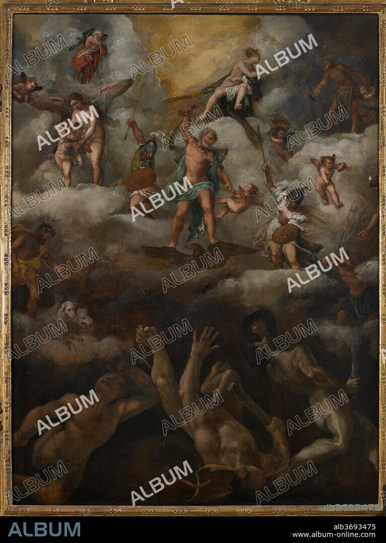LORENZO LOTTO. The Fall of the Titans.