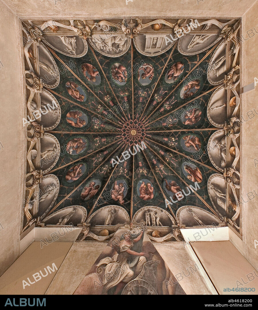 Convento di San Paolo, camera di Giovanna da Piacenza: affreschi di Antonio Allegri " il Correggio " (1518-1519).