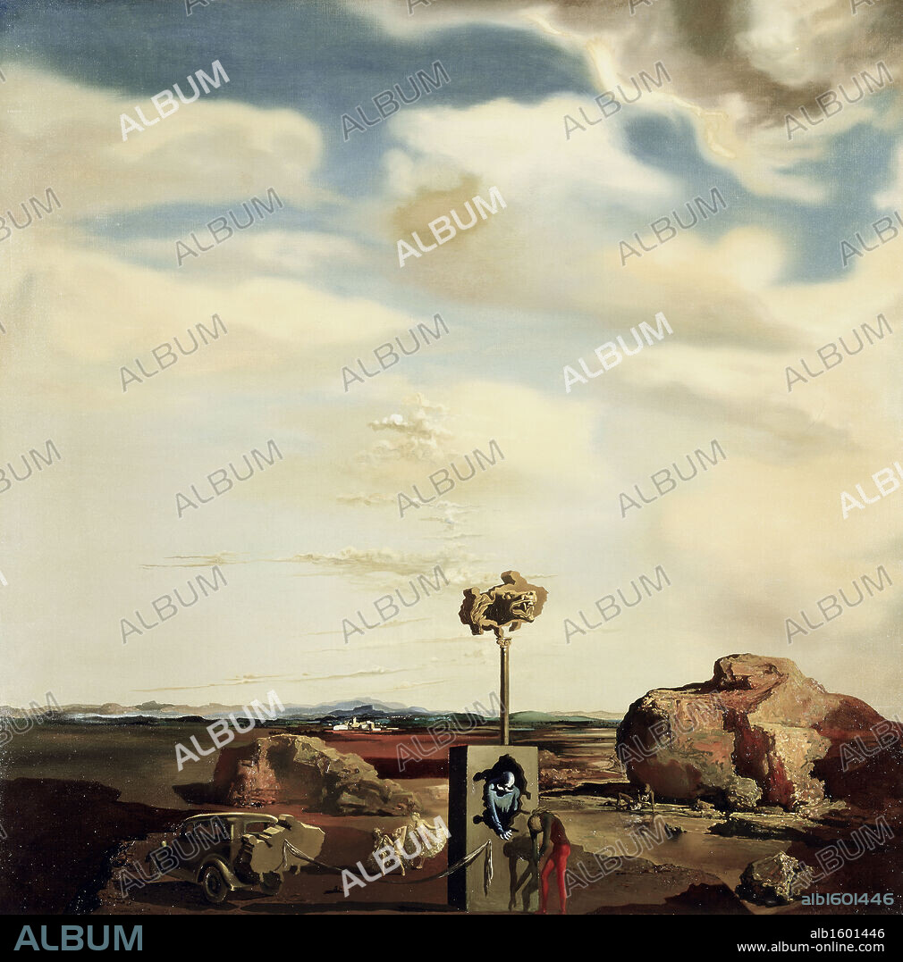 SALVADOR DALÍ. Autumn by Salvador Dali, 1904-1989, USA, Florida, St. Petersburg, Salvador Dali Museum.