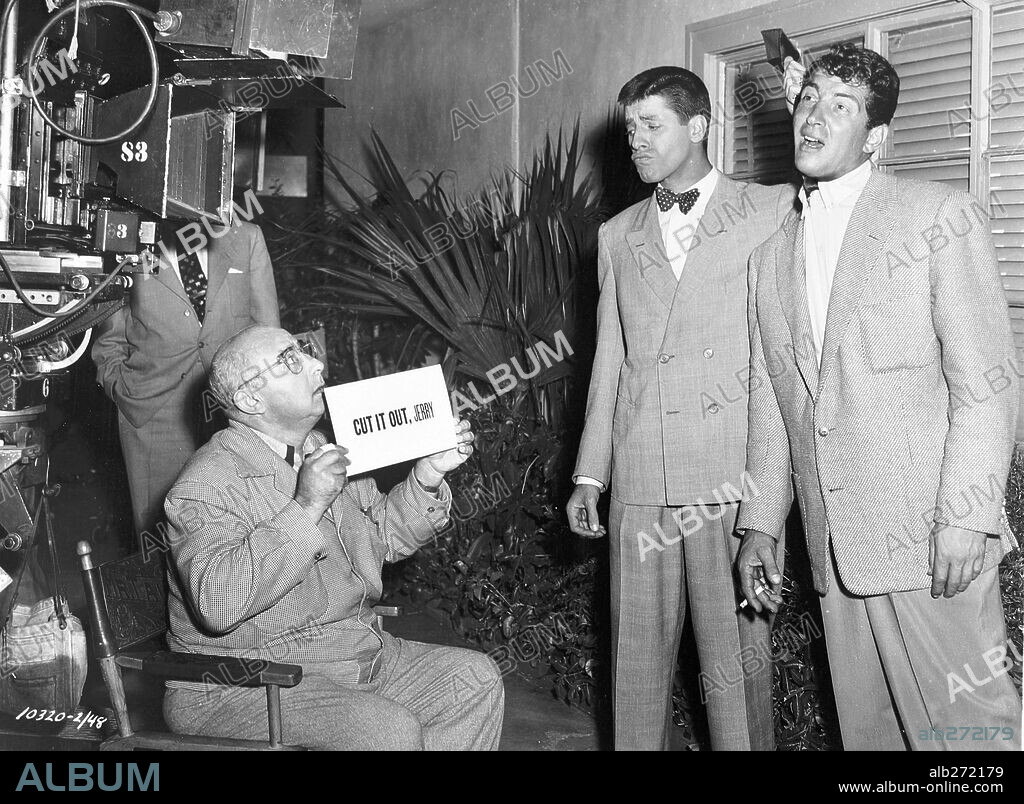 DEAN MARTIN, JERRY LEWIS and NORMAN TAUROG in THE CADDY, 1953, directed by NORMAN TAUROG. Copyright PARAMOUNT PICTURES.