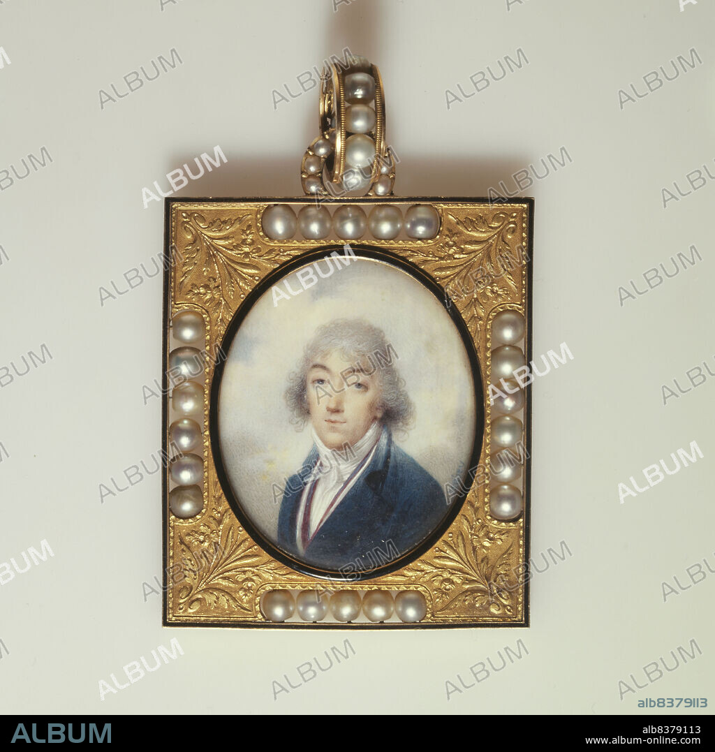 JEAN-BAPTISTE ISABEY. Portrait of a man, c1802.
