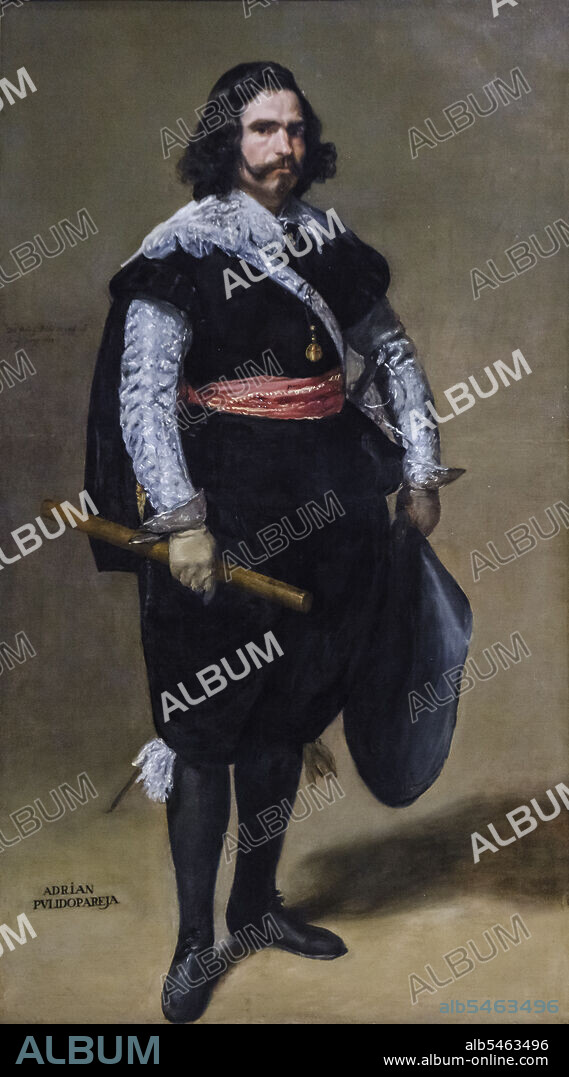 Don Adrián Pulido Pareja, Possibly by Juan Bautista Martínez del Mazo, 1647, oil on canvas, National Gallery, London, England, Great Britain.