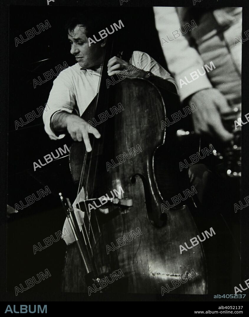 Chris Laurence playing the double bass at The Stables, Wavendon, Buckinghamshire.