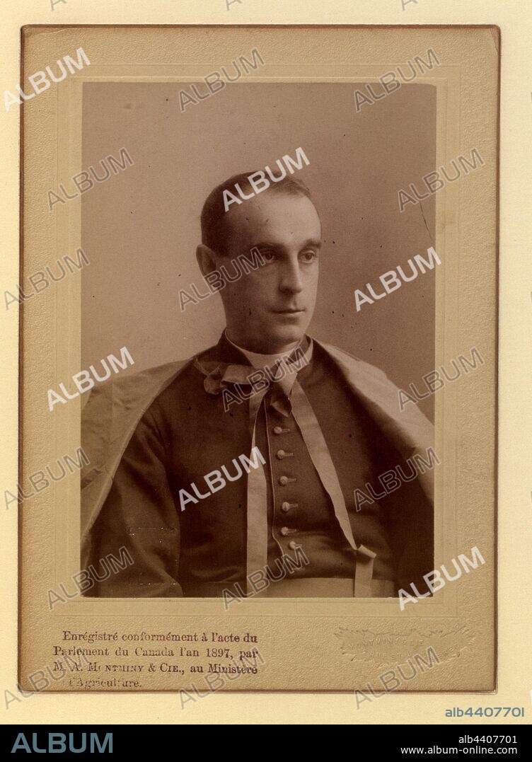 Mgr. Merry Del Val. [Photo] B. Half-length portrait of Rafael Merry Del Val, 1897.
