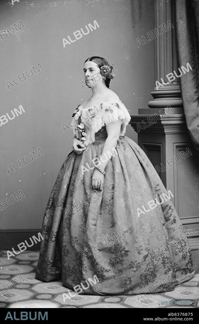 Anna Bishop, between 1855 and 1865. [British opera singer].