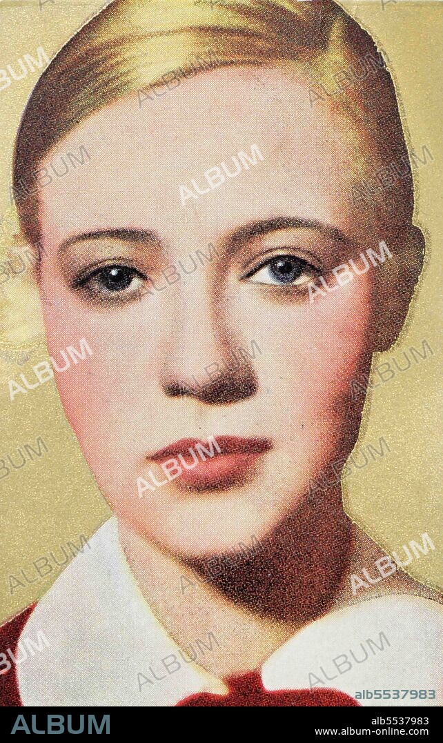 Hertha Thiele (1908 – 1984) German actress. She played starring roles in controversial stage plays and films produced during Germany's Weimar Republic and the early years of the Third Reich.